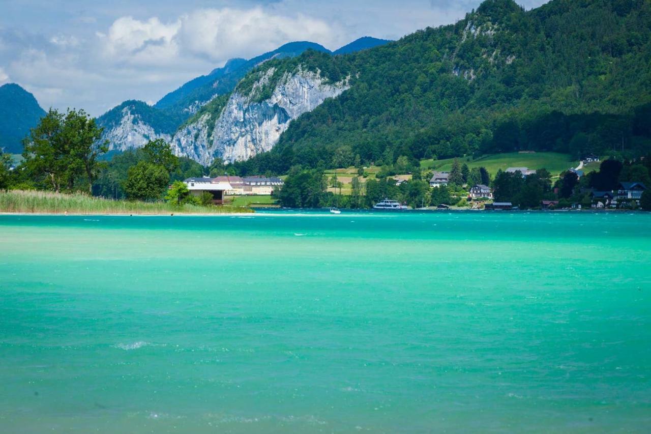 Ferienwohnung Abersee Dış mekan fotoğraf