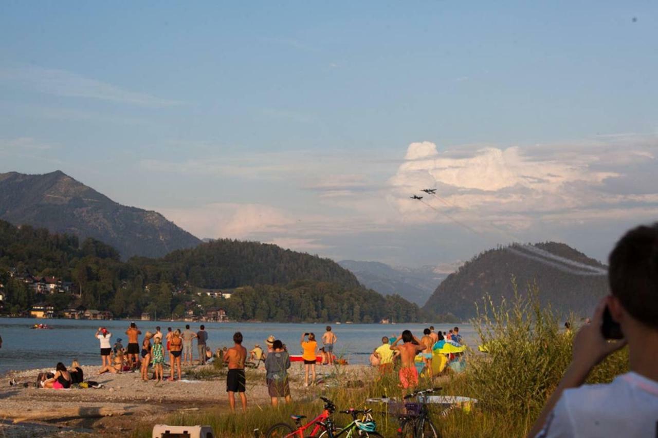 Ferienwohnung Abersee Dış mekan fotoğraf